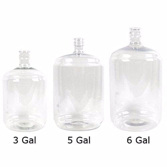 FastRack Vintage Shop Pet Carboy, 3 Gal, Clear (plastic)