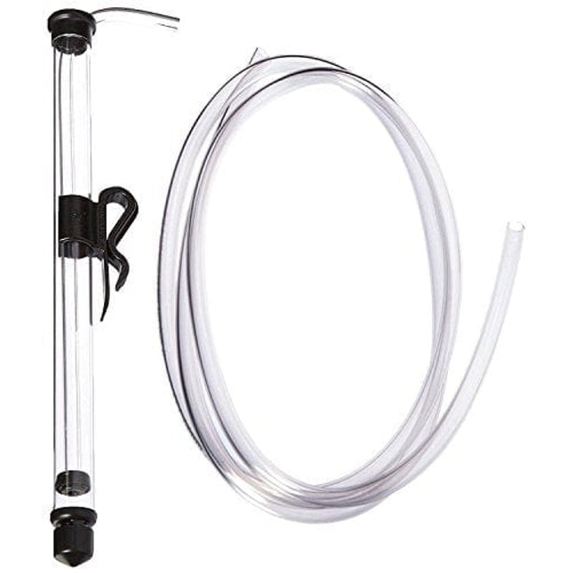 Fermtech Auto-Siphon Mini 15" with 6 Feet of Tubing and Clamp, clear, 1 piece
