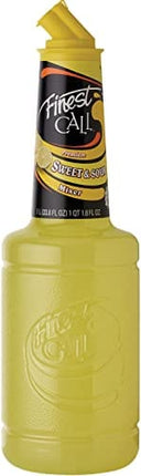 Finest Call Premium Sweet & Sour Drink Mix, 1 Liter Bottle (33.8 Fl Oz), Individually Boxed