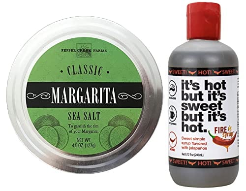 Fire Syrup Fire Syrup with Margarita Cocktail Rim Dipper - Jalapeno Infused Simpl ...