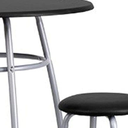 Flash Furniture Bar Height Table Set with Padded Stools