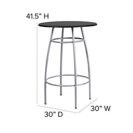 Flash Furniture Bar Height Table Set with Padded Stools