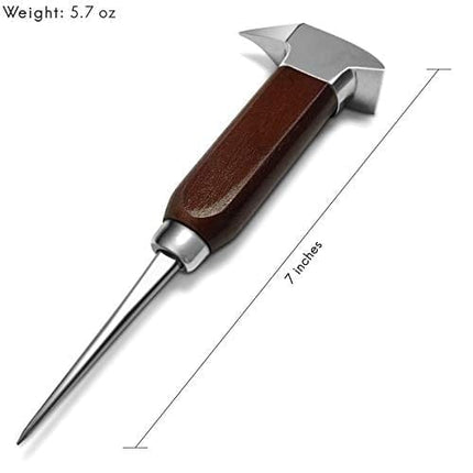 Fortune Candy Ice Picks, 18/8 Stainless Steel, for Kitchen, Bars, Bartender, Deluxe Ice Carving Tools (Anvil Ice Pick)