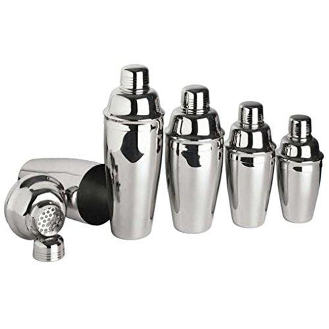 Lustrum 18 Oz. Stainless Steel 3 Piece Cocktail Shaker Set
