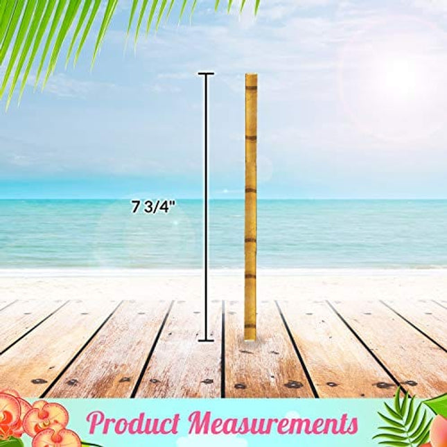 BAMBOO PAPER STRAWS (24PC) - Party Supplies - 24 Pieces