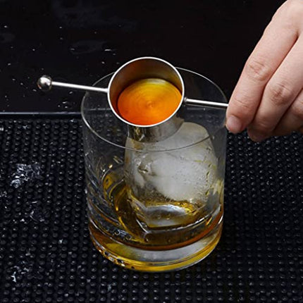 Gazechimp 2 Pieces Single Jigger with Handles Liquor Measuring Tool
