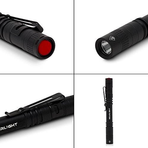 Hatori Super Small Mini LED Flashlight Battery-Powered Handheld Pen Light  Tactical Pocket Torch with High Lumens for Camping, Ou