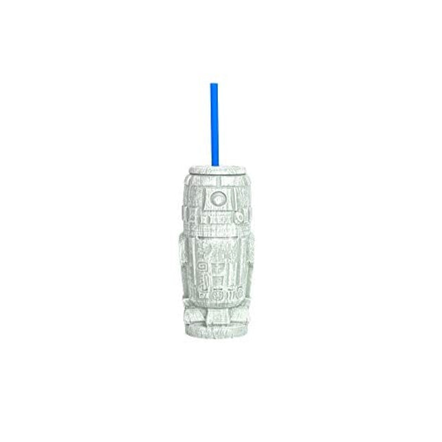 Geeki Tikis Star Wars R2-D2 Tumbler | Official Star Wars Collectible Plastic Tiki Style Cup With Lid | Holds 21 Ounces
