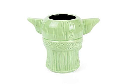 Geeki Tikis Star Wars: The Mandalorian The Child Baby Yoda Mug | Official Star Wars Collectible Tiki Style Ceramic Cup | Holds 16 Ounces