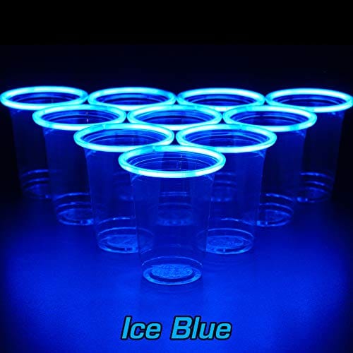 Ensemble de pong à bière Glow in The Dark, tasses de pong à bière Ensemble de pong à bière Glow in The Dark, tasses de pong à bière