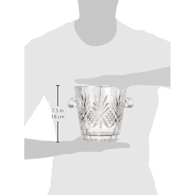 Godinger Dublin Ice Bucket, Clear