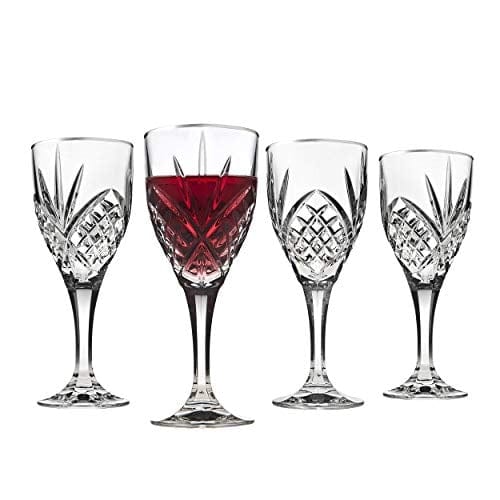 Godinger Stemless Wine Glasses - European Made, Set of 4 -  17oz Drinking Glasses for Red Wine: Wine Glasses
