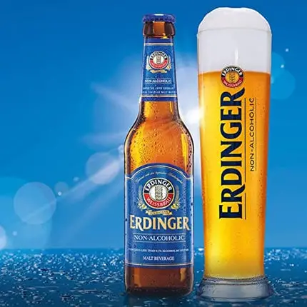 Erdinger Alkoholfrei Non Alcoholic Beer 15 Pack, Award Winning Beer from Germany, 11.2oz/btl