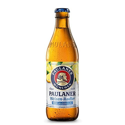 Paulaner Weizen Radler Non Alcoholic Beer 30 Pack, Award Winning Beer from Munich Germany, 11.2oz/btl