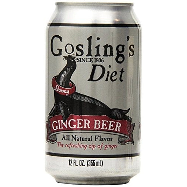 Gosling's Diet Ginger Beer 12 Oz. Can, 24 Count