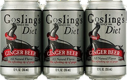 Gosling's Diet Ginger Beer 12 Oz. Can, 24 Count