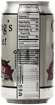 Gosling's Diet Ginger Beer 12 Oz. Can, 24 Count