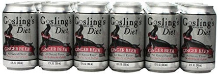 Gosling's Diet Stormy Ginger Beer 12 Oz Pack of 24
