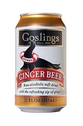 Pack of 4 Gosling's Ginger Beer 12 fl oz (355 ml) 4-6 Packs