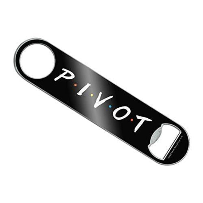 Friends PIVOT Stainless Steel Vinyl Covered Flat Bartender Speed Bar Bottle Opener