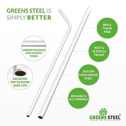 Stainless Steel Straws (Medium)