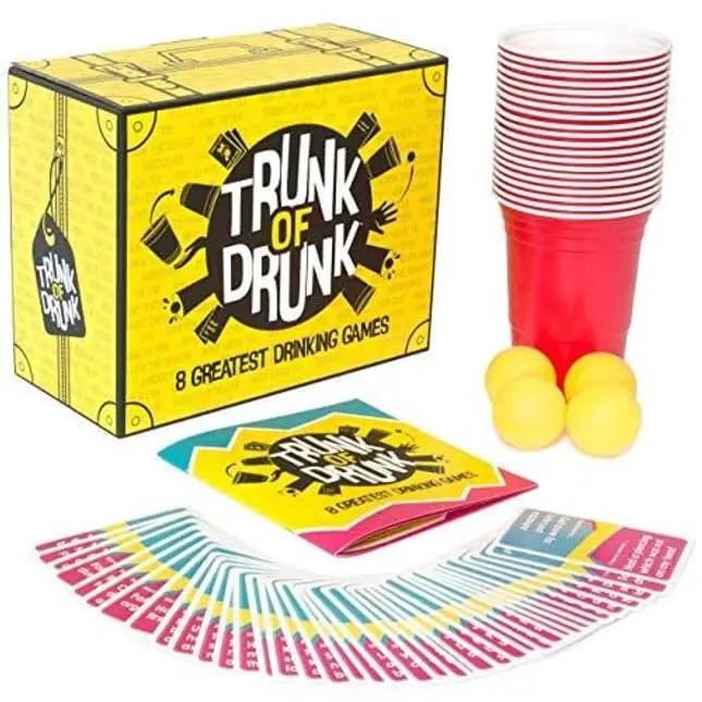 Trunk of Drunk - 8 Greatest Drinking Games (Beer Pong, Ring of Fire, Never Have I Ever and More)