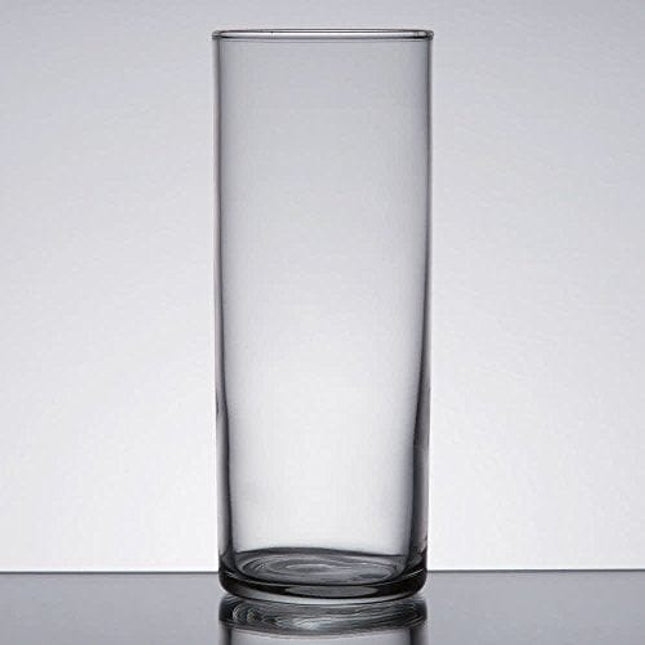 Set of 6 Collins / Zombie Glass 12 oz, Libbey 96 w/Signature Party Picks