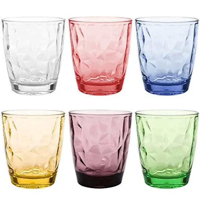 SCANDINOVIA - 13oz Unbreakable Premium Drinking Glasses Set of  6 - Super Grade Acrylic Plastic - Perfect for Gifts - Dishwasher Safe -  Plastic Cups Reusable Drinkware Tumblers Kids: Tumblers & Water Glasses