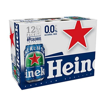 HEINEKEN Non Alcoholic 12pk Cans, 11.2 FZ