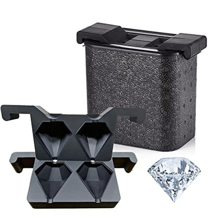 Helpcook Clear Diamond Ice Cube Maker Mold