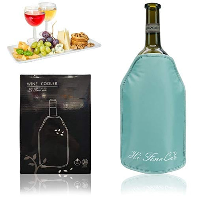 Wine Cooler Sleeve with Protector Instant Cooling and Keeps Your Drink Cold Keep Cool and Chill Champagne Wine