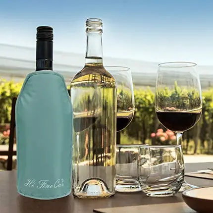 Wine Cooler Sleeve with Protector Instant Cooling and Keeps Your Drink Cold Keep Cool and Chill Champagne Wine