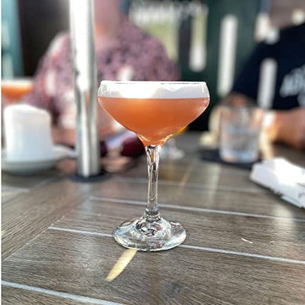 HISTORY COMPANY The Old Ritz Paris Cocktail Coupe Glass 2-Piece Set (Gift Box Collection)