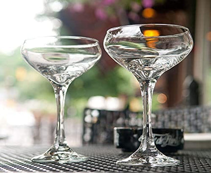 HISTORY COMPANY The Old Ritz Paris Cocktail Coupe Glass 2-Piece Set (Gift Box Collection)