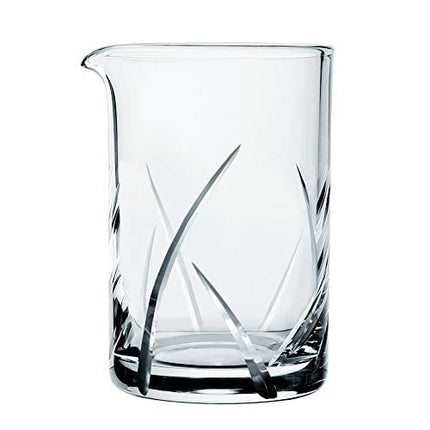 Homestia Bar Cocktail Mixing Glass 24oz Seamless Thick Bottom Crystal Mixer Glass for BartenderLeaf Stirring Vessels Bar Accessories