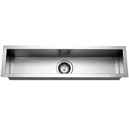 Houzer CTB-3285 Contempo Trough Series Undermount Stainless Steel Bar/Prep Sink