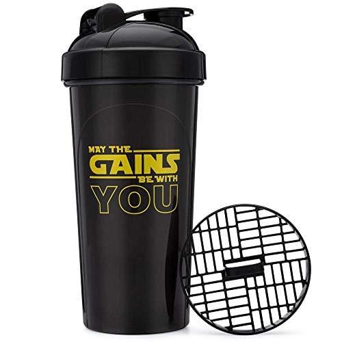 5 Pack Protein Shaker Bottles 24oz - Dishwasher Safe Blender Bottles With Mixing Balls