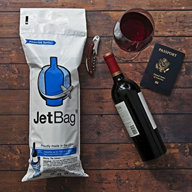 Jet Bag Bold - The Original ABSORBENT Reusable & Protective Bottle Bags - Set of 3 - MADE IN THE USA