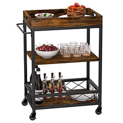 BAR CARTS WITH WINE RACK