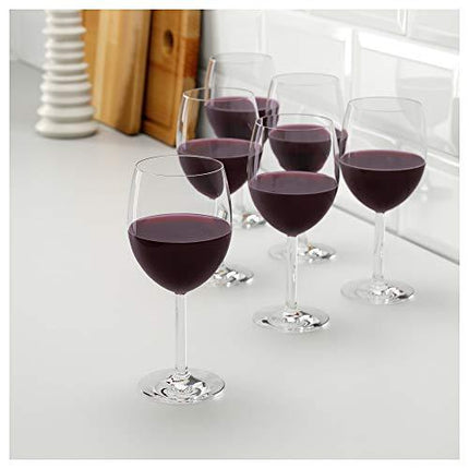 Red Wine Glass By Ikea- Svalka Series SET OF 6, 10 0Z