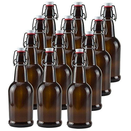 Ilyapa 12 oz Glass Juice Bottle Pack of 6 Glass Drinking Bottles with -  ilyapa
