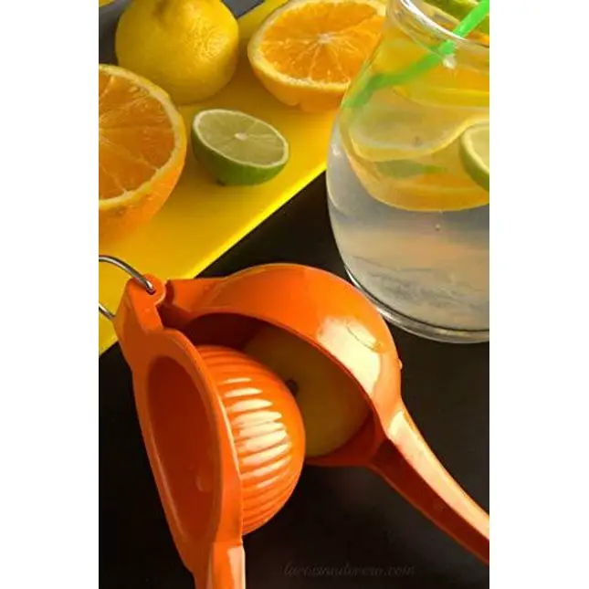 IMUSA USA VICTORIA-70009 Orange and Citrus Squeezer, Orange