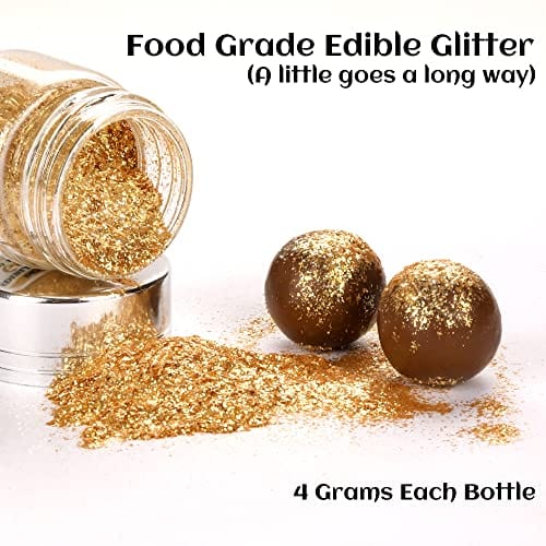 INOCERIS Edible Gold Luster Dust, 5 Grams Food Grade Luster Powder