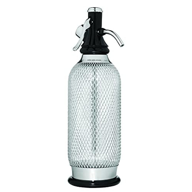 iSi North America Soda Siphon Classic Mesh Sodamaker for Making Carbonating Beverages, 1 Quart, Stainless Steel