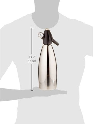 iSi North America Stainless Steel Soda Siphon, 1 Quart