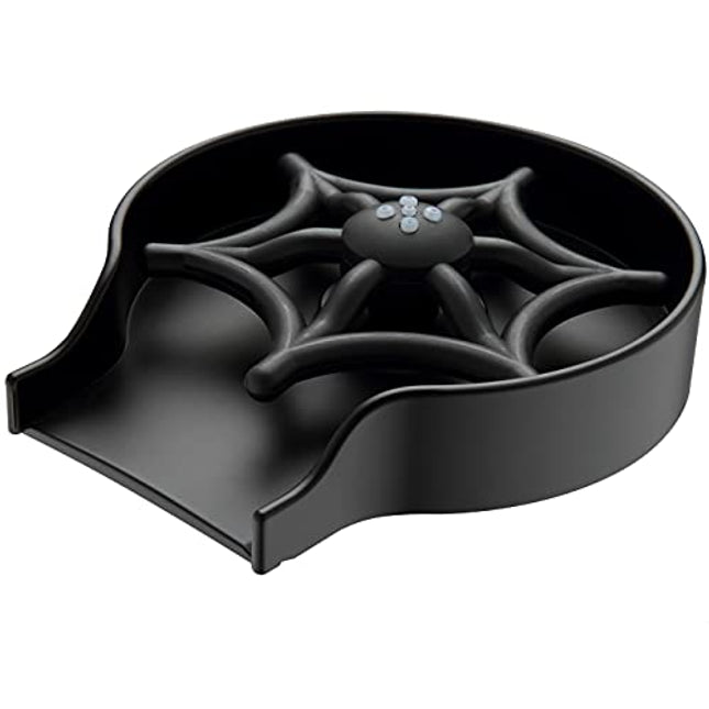 Glass Rinser - Bottle Washer, Kitchen Sink Cup Rinser, Faucet Glass Washer Cleaner Attachment Accessory for Bar Sink, Matte Black