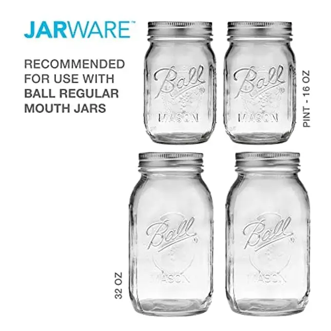 Jarware Regular Mouth Cocktail Shaker, Gray