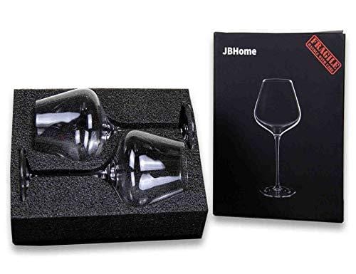 JBHO Hand Blown Italian Style Crystal Bordeaux Wine Glasses - Great Gift  Packaging - Red Wine Glasse…See more JBHO Hand Blown Italian Style Crystal