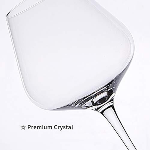 ACHEER 24 Oz Crystal Burgundy Red Wine Glasses Set of 2, Hand Blown Italian  Style, Long Stem, Large,…See more ACHEER 24 Oz Crystal Burgundy Red Wine