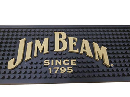 Jim Beam Since 1795 Bourbon Bar Mat Spill Mat Rail Drip Mat - 19.5" x 3.75"